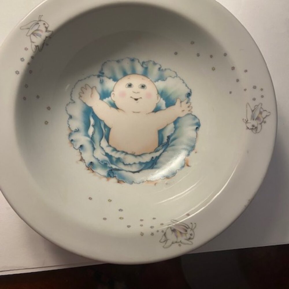 Cabbage Patch bowl and mug